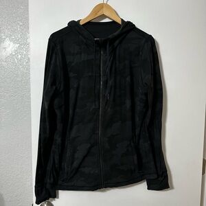 Lululemon Women's Black Camo Align Hooded Jacket - 20